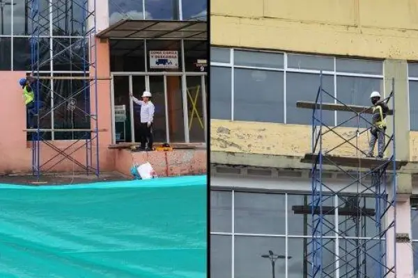Las instalaciones del mercado en Quito. ,Cortesía