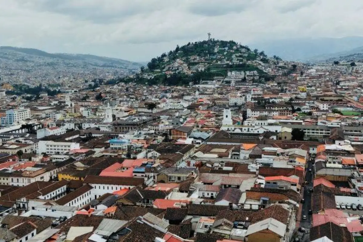 El centro histórico de Quito., Cortesía