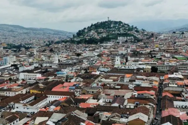 El centro histórico de Quito. ,Cortesía