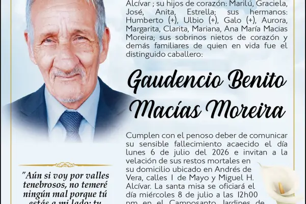 SEPELIO GAUDENCIO MACIAS MOREIRA