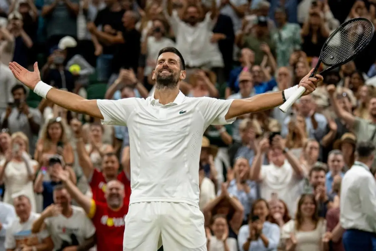 El serbio Novak Djokovic se medirá a Sinner en semifinales