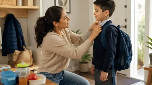 Lo que está detrás de las mañanas caóticas cuando hay niños en casa
