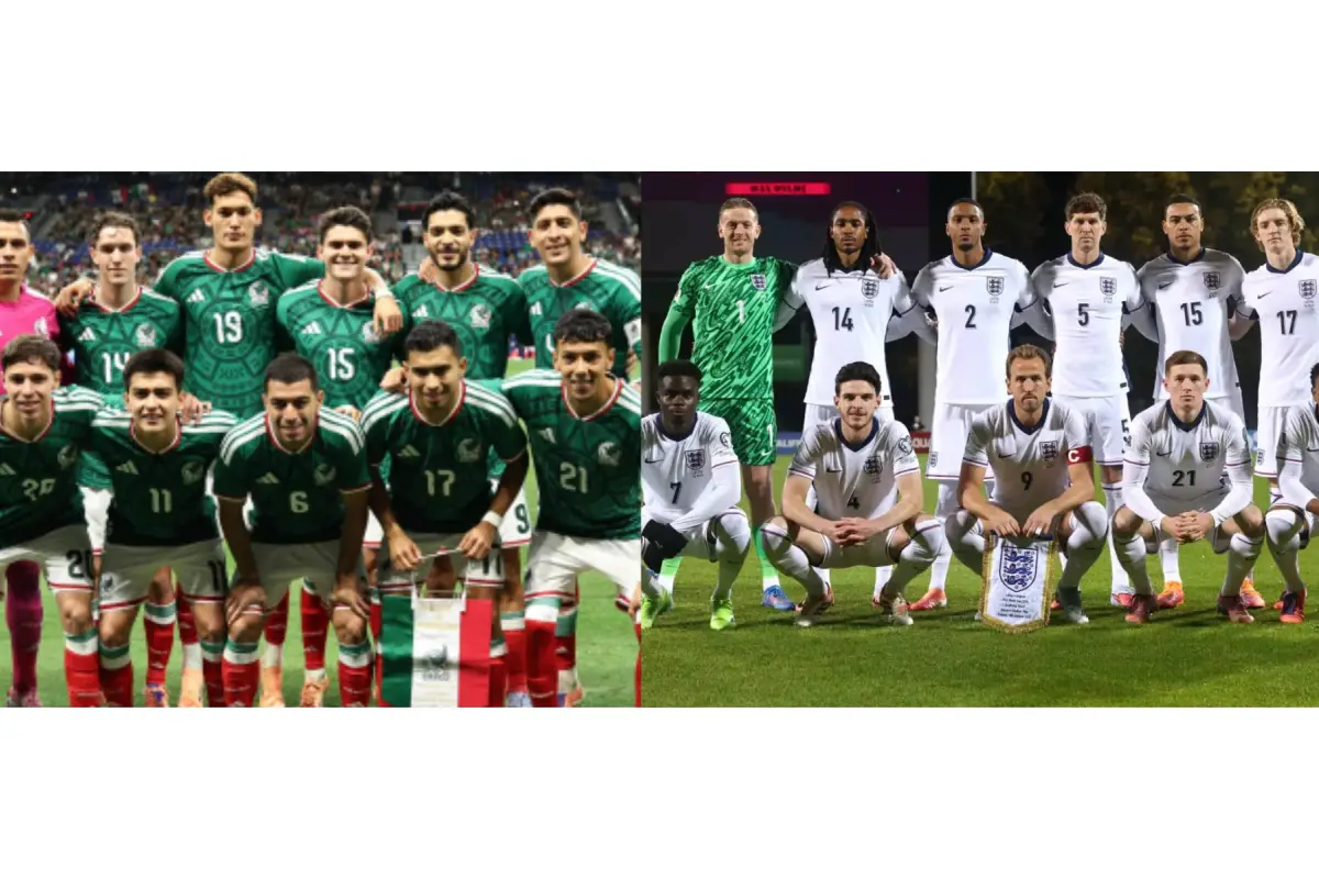 México buscará extender su campaña perfecta en el Mundial 2026 cuando enfrente a Inglaterra por un lugar en los cuartos de final., Foto composición
