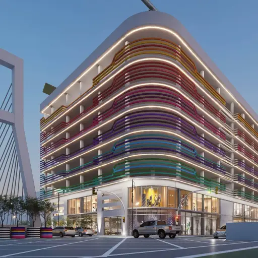 Santo Domingo empieza a crecer hacia arriba y el primer piso ya está en construcción 
