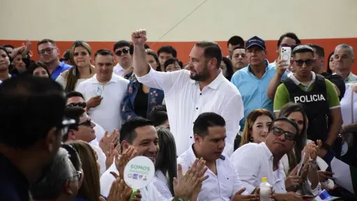 Somos Manabas oficializó precandidaturas de Héctor Párraga en Portoviejo y Leonardo Rodríguez en Manabí para Elecciones Seccionales