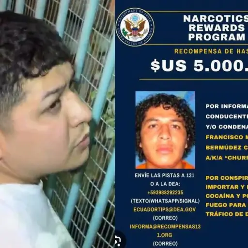Cayó en Guayaquil alias ‘Churrón’, cabecilla de Los Choneros requerido por la justicia de Estados Unidos