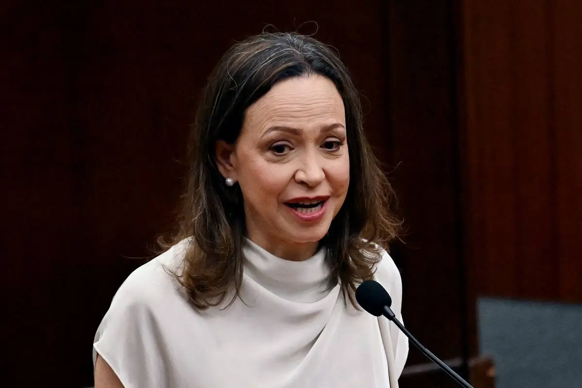 La opositora venezolana María Corina Machado no ha podido volver a su país. 