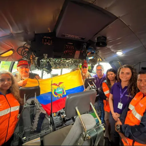 Ecuador despacha un cuarto vuelo con ayuda humanitaria para las zonas afectadas de Venezuela