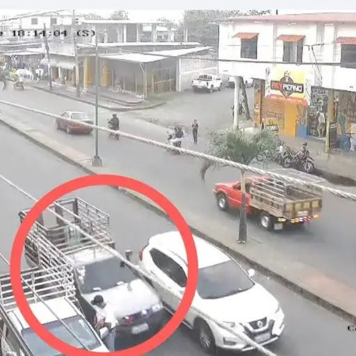 Queda herido tras ser embestido por camioneta en El Carmen