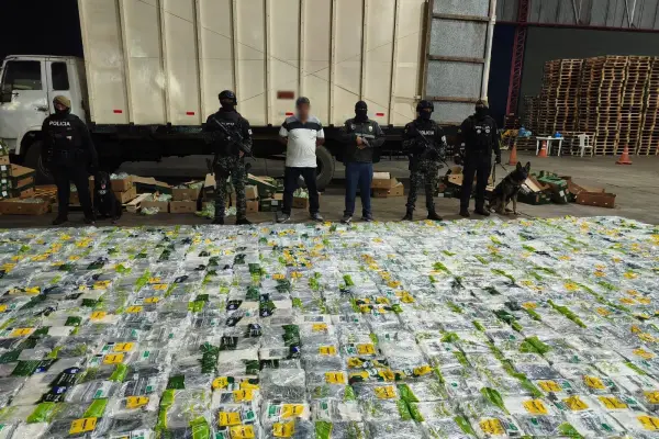 La droga estaba lista para ser enviada a Europa. ,Cortesía