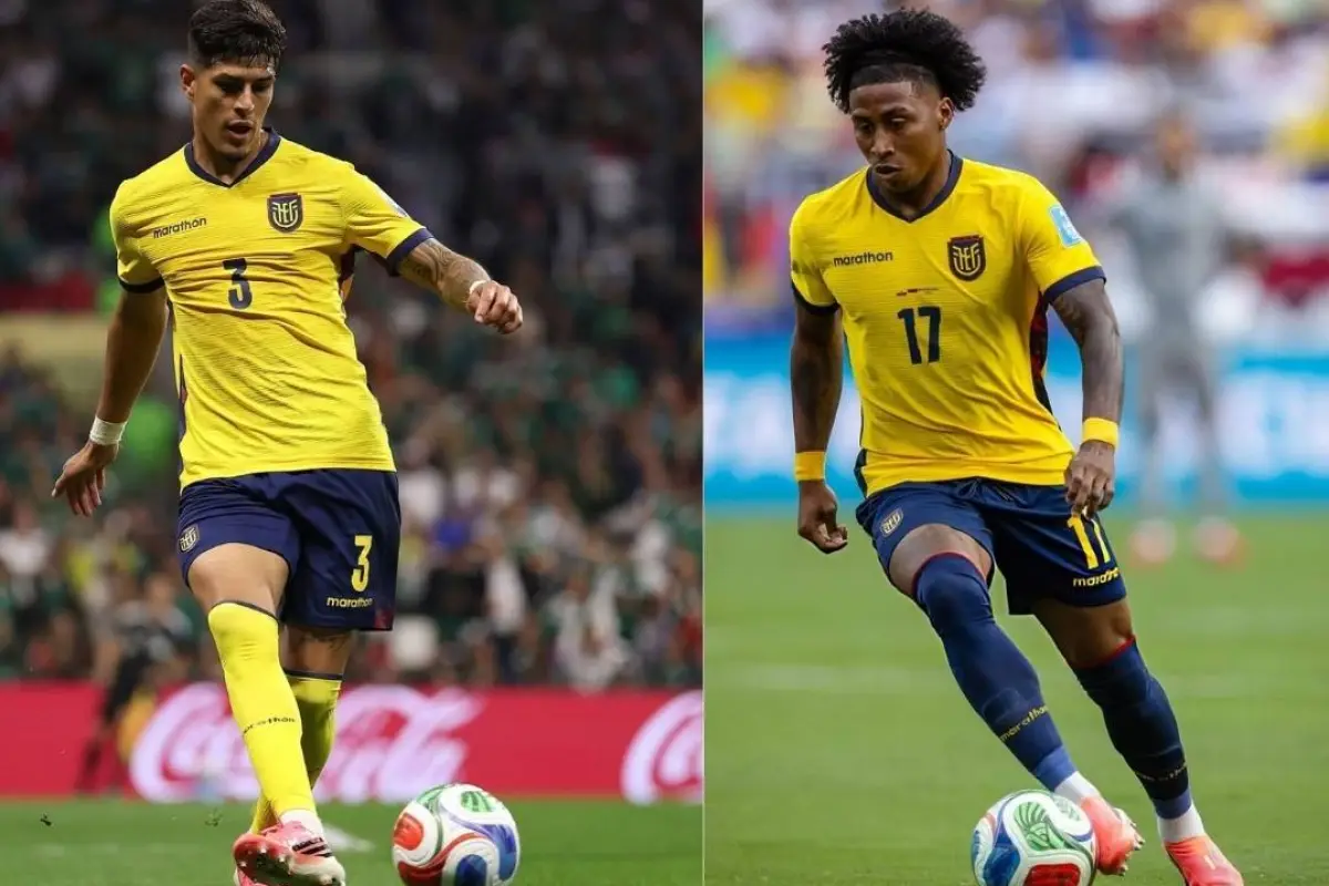 Piero Hincapié y Ángelo Preciado, seleccionados de Ecuador