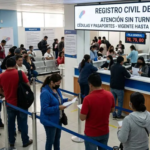 El Registro Civil amplía el plazo para atender sin turno: conozca hasta cuándo