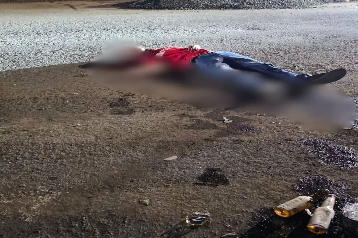 Los cuerpos quedaron tendidos en el lugar tras el ataque armado., Cortesía