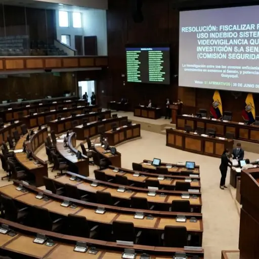 Asamblea abre investigación sobre presunto uso irregular de cámaras de videovigilancia en el Municipio de Quito