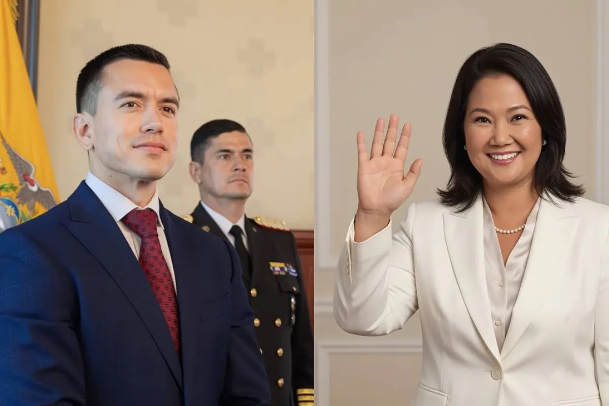 Daniel Noboa felicita a Keiko Fujimori, presidente electa de Perú, La Marea
