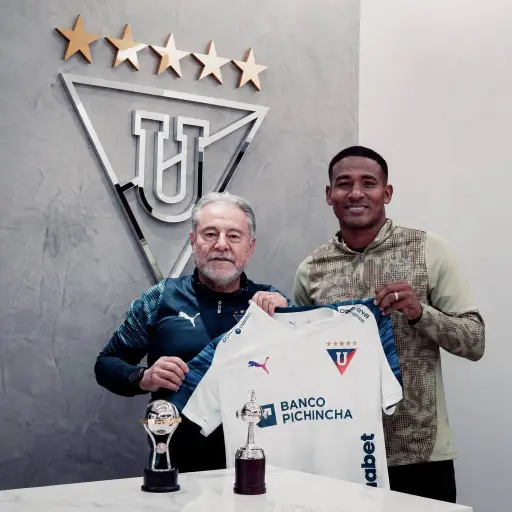 Liga de Quito presenta a José Carabalí como refuerzo para el segundo semestre del 2026