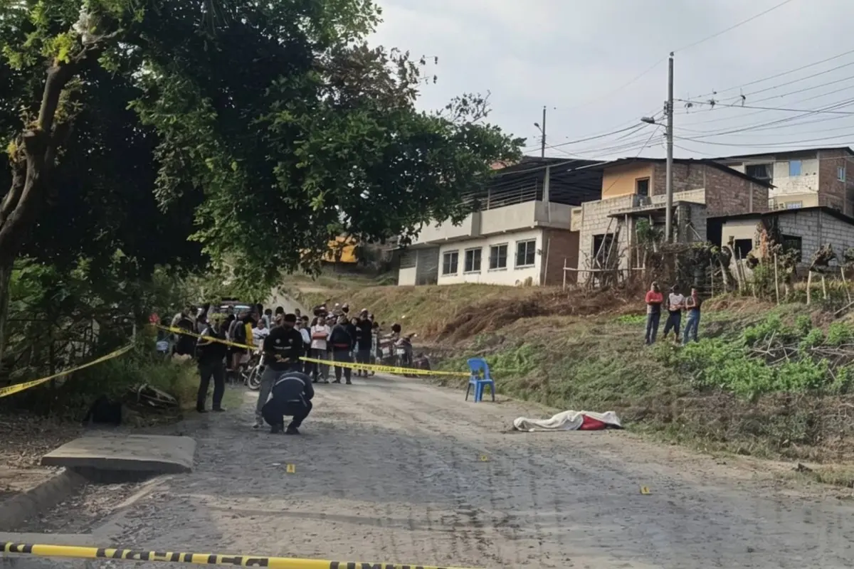 Jhonny Barrezueta fue asesinado de varios disparos cuando se dirigía a su vivienda., Cortesía