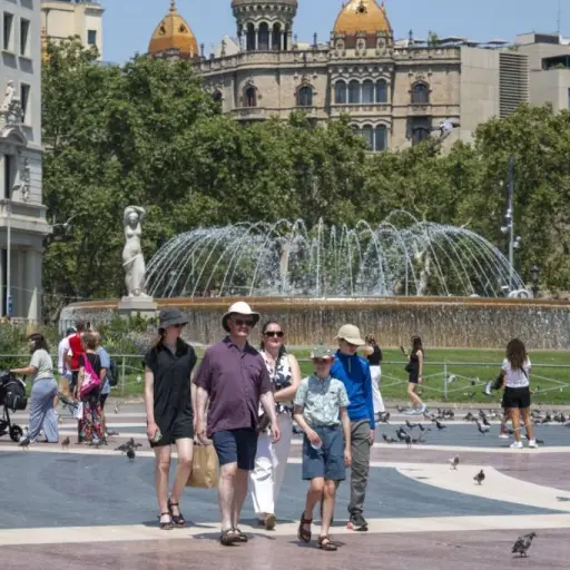 Barcelona sufrió este miércoles la temperatura más alta (40,7 ºC) desde que hay registros