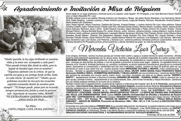 MISA MERCEDES VICTORIA LOOR QUIROZ ,Medios Ediasa