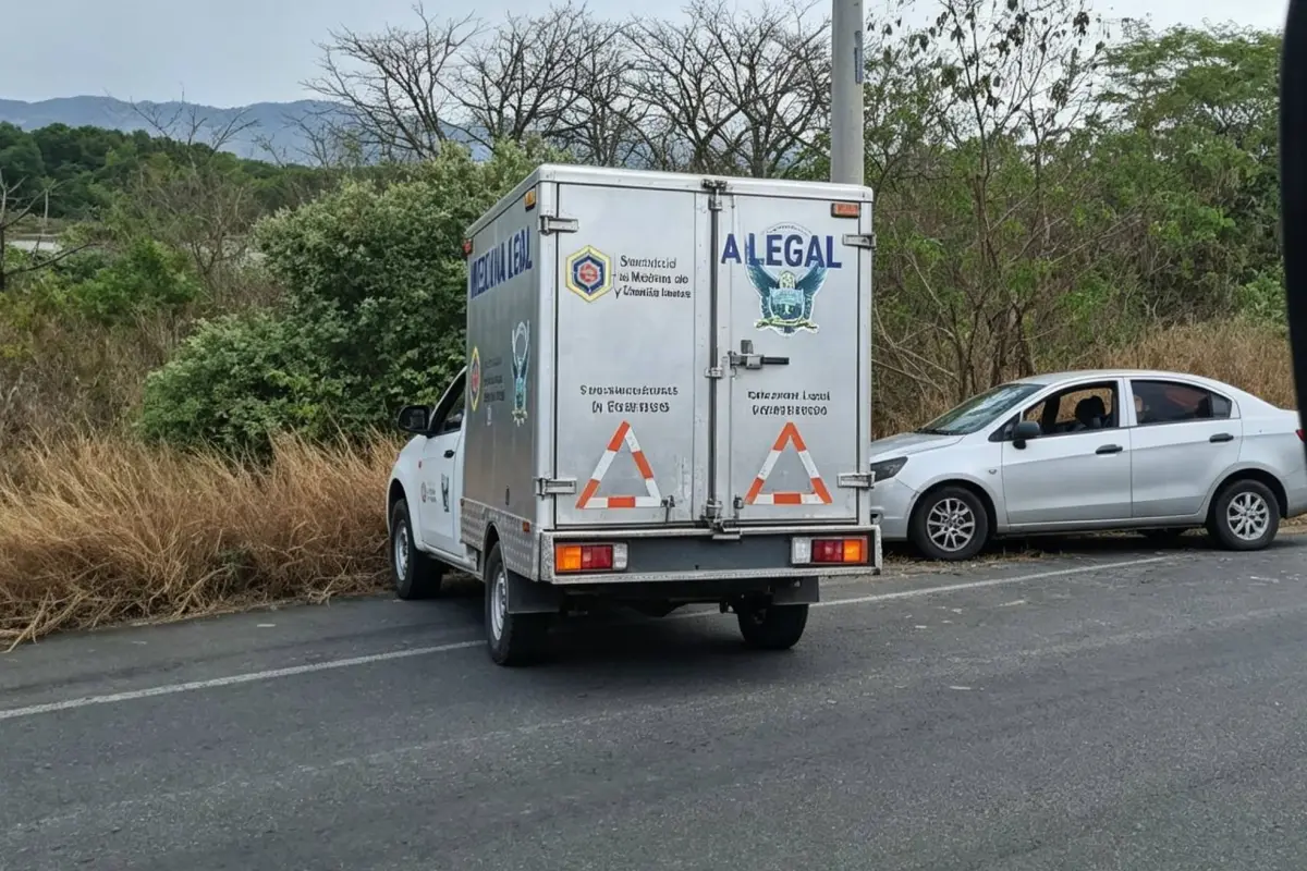 Los cuerpos sin vida quedaron en el interior del carro., Cortesía