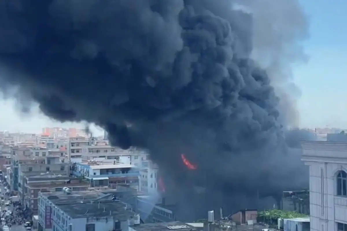 El incendio de gran magnitud ha movilizado a decenas de bomberos y rescatistas.