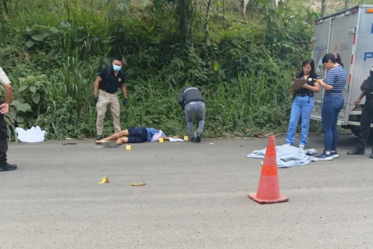 La Policía encontró varios casquillos alrededor del cuerpo de Intriago., Cortesía