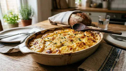 El secreto francés para que las papas gratinadas queden perfectas