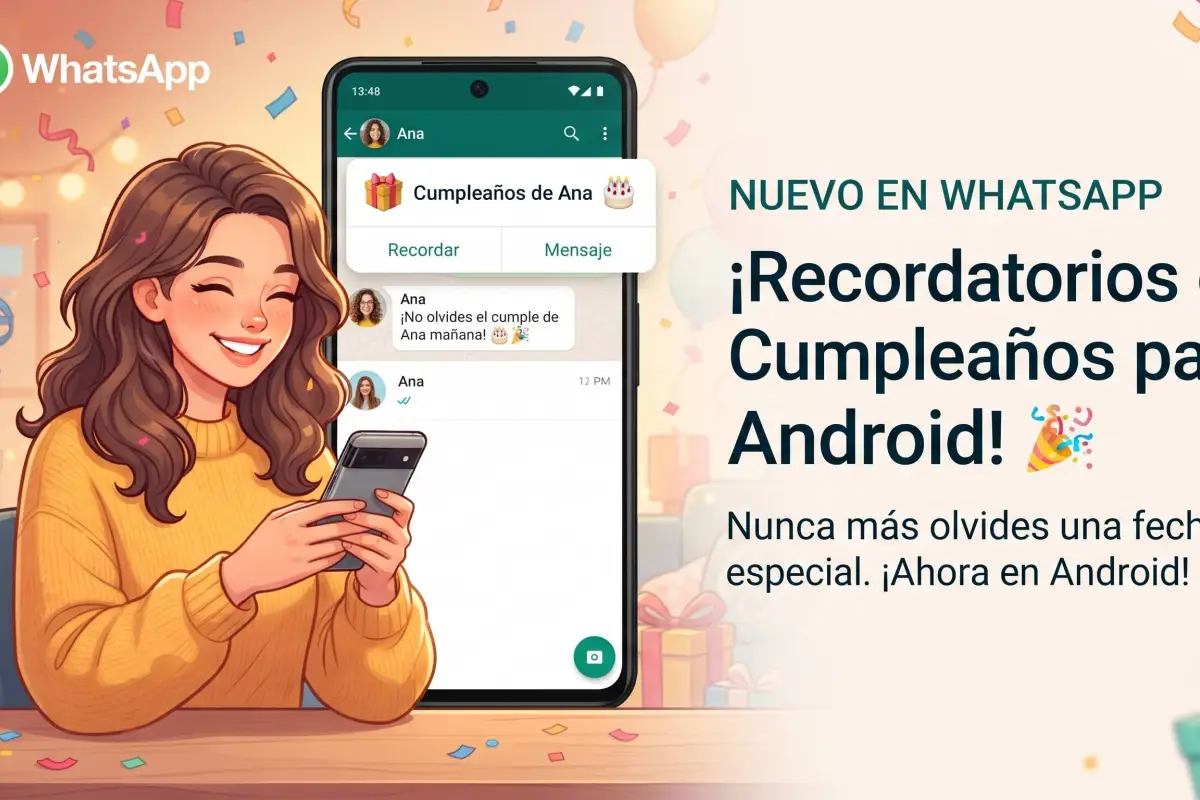 WhatsApp recordatorios de cumpleaños