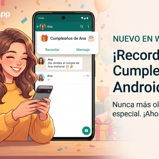 WhatsApp incorporará recordatorios de cumpleaños: así funcionará la nueva herramienta en Android