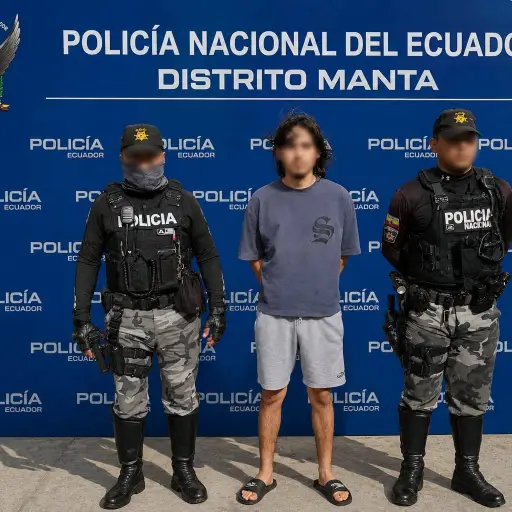 Un joven de 20 años fue detenido por presunto tráfico de marihuana en Manta
