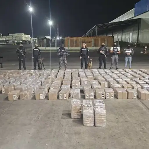 Puerto Bolívar: La Policía decomisó 2,4 toneladas de cocaína valorada en 136 millones de dólares