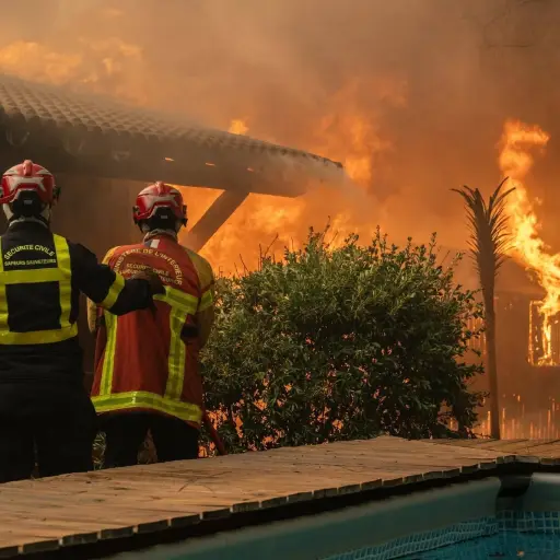 Más de 250.000 evacuadas en el suroeste de Francia por incendios forestales históricos.