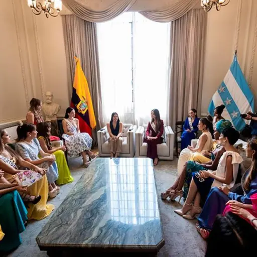 Miss Universo Ecuador 2026 fortalece vínculos con Guayaquil en encuentro institucional