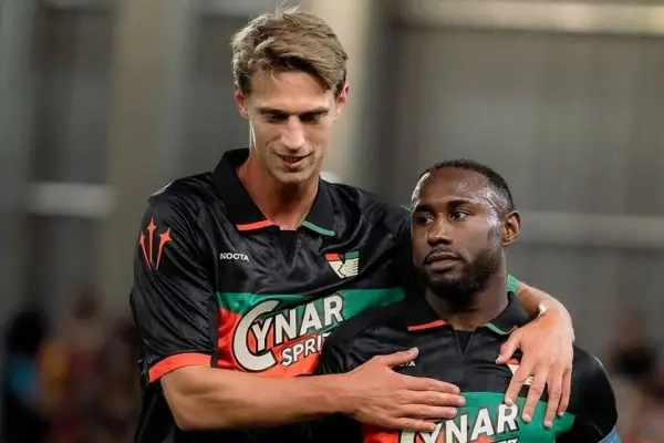 John Yeboah marcó uno de los goles de Venezia FC.