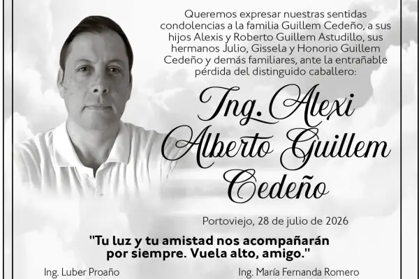 CONDOLENCIA ALEXI GUILLEM