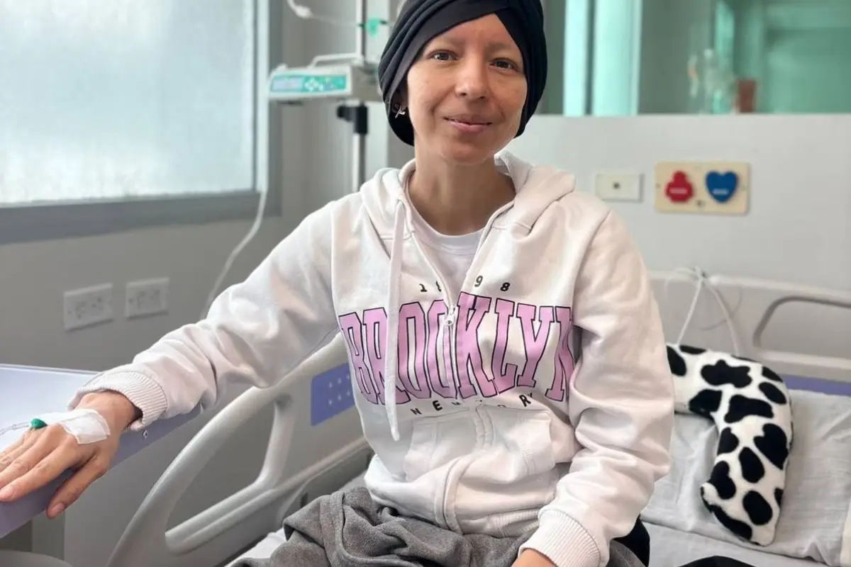 Viviana Sornoza ha enfrentado más de 40 sesiones de quimioterapia., Cortesía