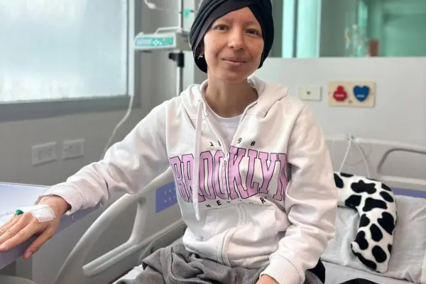Viviana Sornoza ha enfrentado más de 40 sesiones de quimioterapia. ,Cortesía