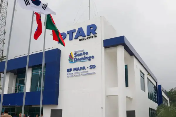 Corea del Sur financió la construcción de la Planta de Tratamiento de Aguas Servidas (PTAR). ,Diario Centro