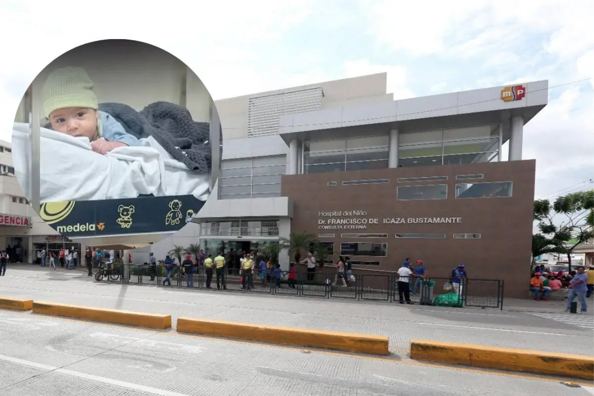 Abandono de lactante de cuatro meses en hospital pediátrico de Guayaquil moviliza red solidaria