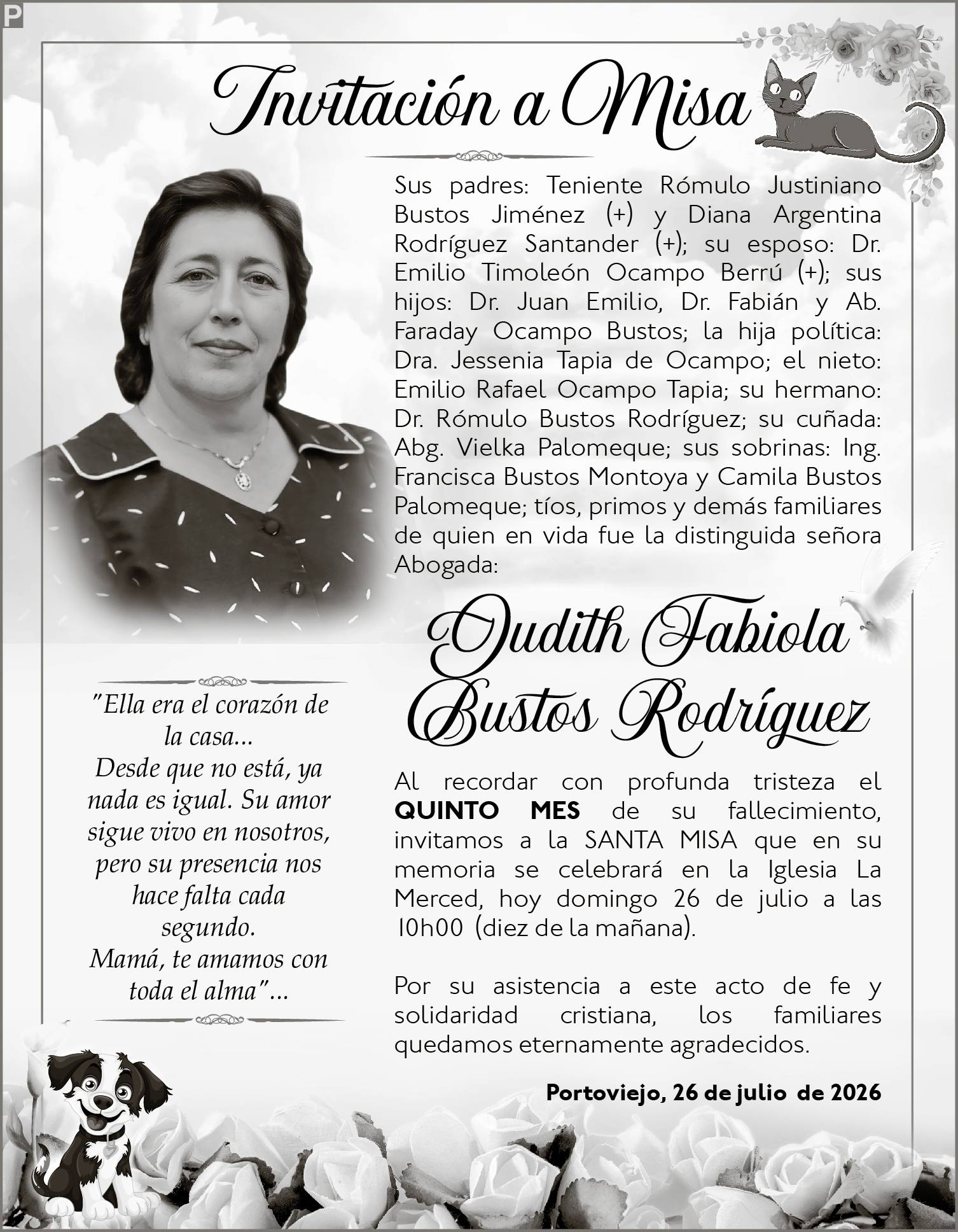 MISA JUDITH FABIOLA BUSTOS RODRIGUEZ, Medios Ediasa