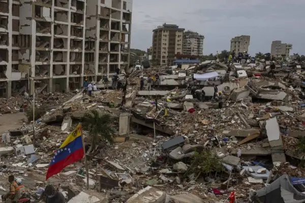 La Guaria, fue una de las localidades más afectadaspor los terremotos del 24 de junio del 2026. ,Foto: Agencias