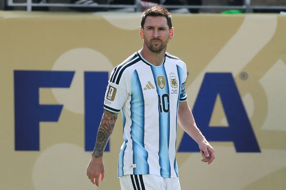 Lionel Messi, delantero de Argentina