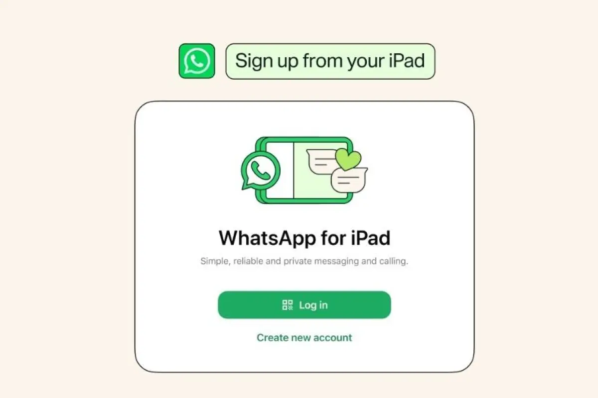 Crear cuenta en WhatsApp para iPad ya es posible. 
