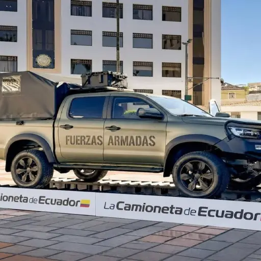 Así es la primera camioneta táctica militar fabricada en Ecuador