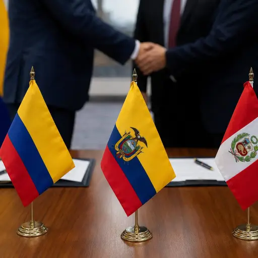 Ecuador busca acuerdos en energía y seguridad con los nuevos gobiernos de Colombia y Perú