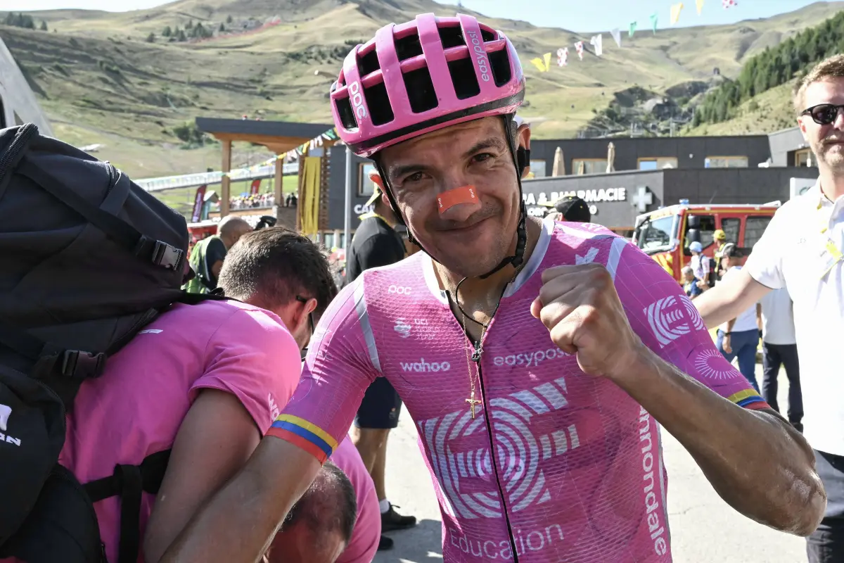 Richard Carapaz ciclista ecuatoriano en el Tour de Francia 2026 