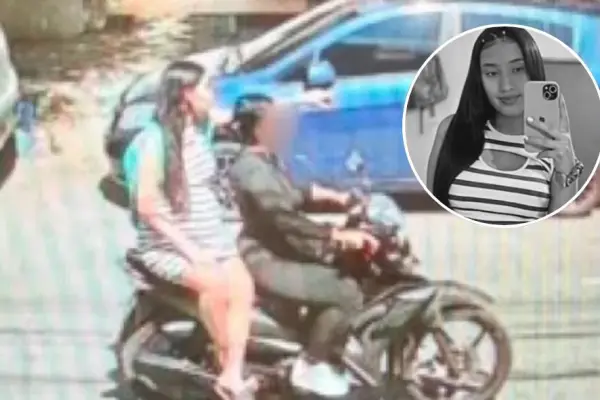 La joven fue vista con vida por última vez a bordo de una moto. 