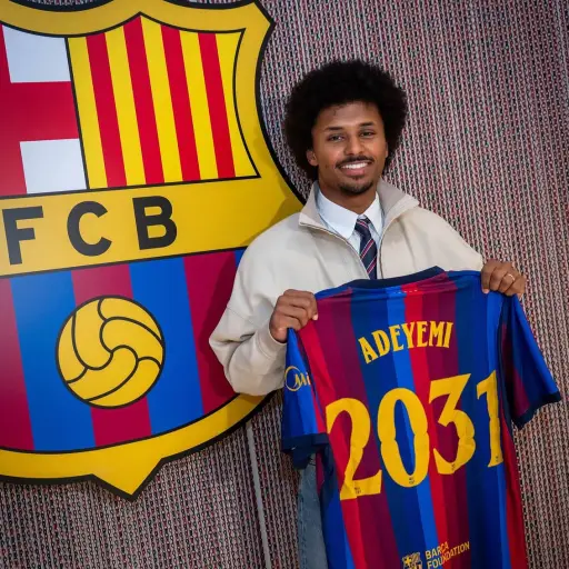 FC Barcelona oficializa el fichaje del extremo alemán Karim Adeyemi hasta 2031
