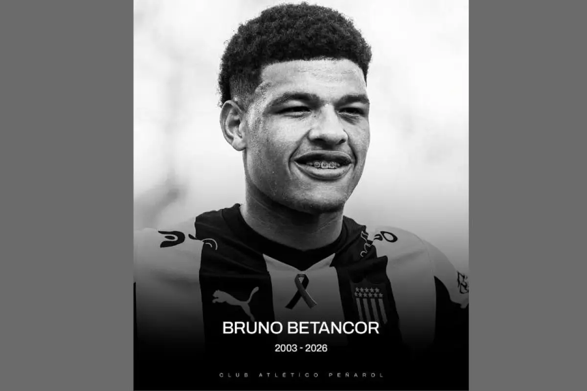 El delantero Bruno Betancor falleció este jueves. 