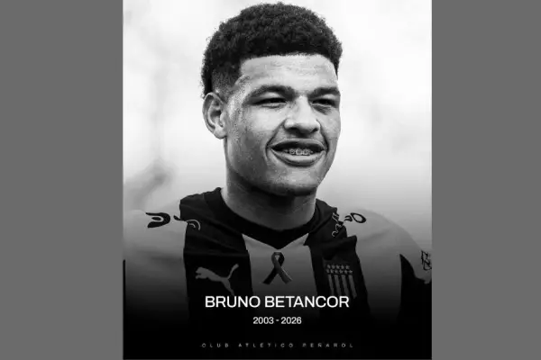 El delantero Bruno Betancor falleció este jueves. 